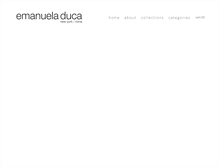 Tablet Screenshot of emanueladuca.com